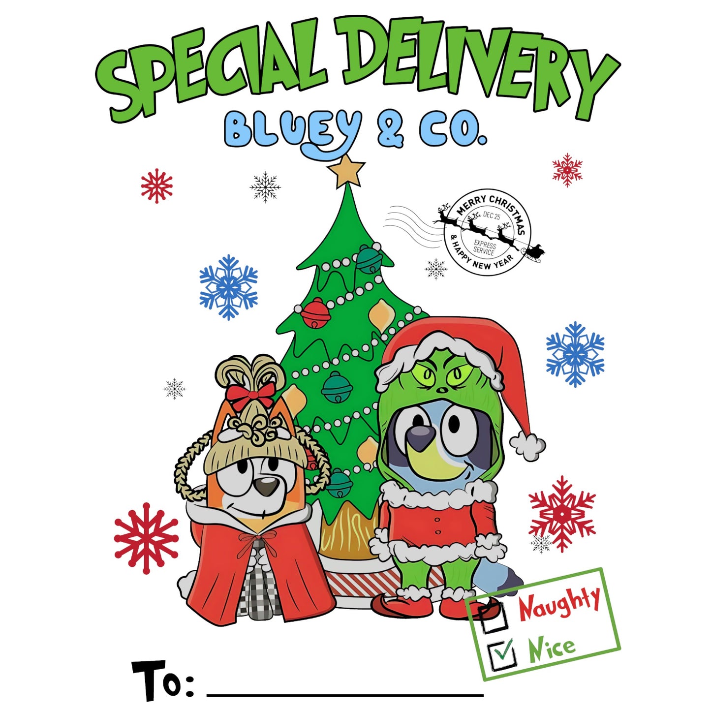 Custom Santa Sack - Bluey & Co 6