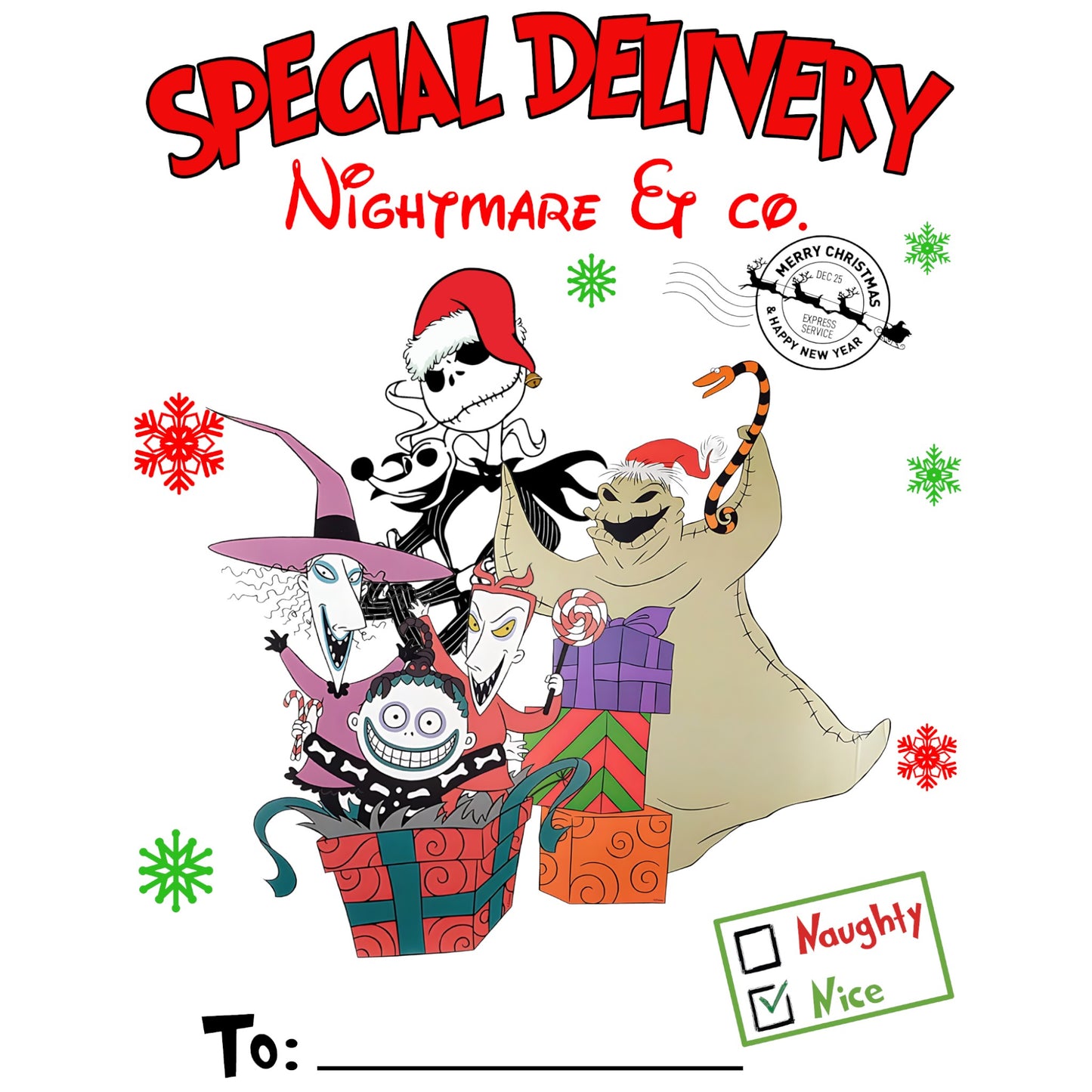 Custom Santa Sack - Nightmare & Co 1