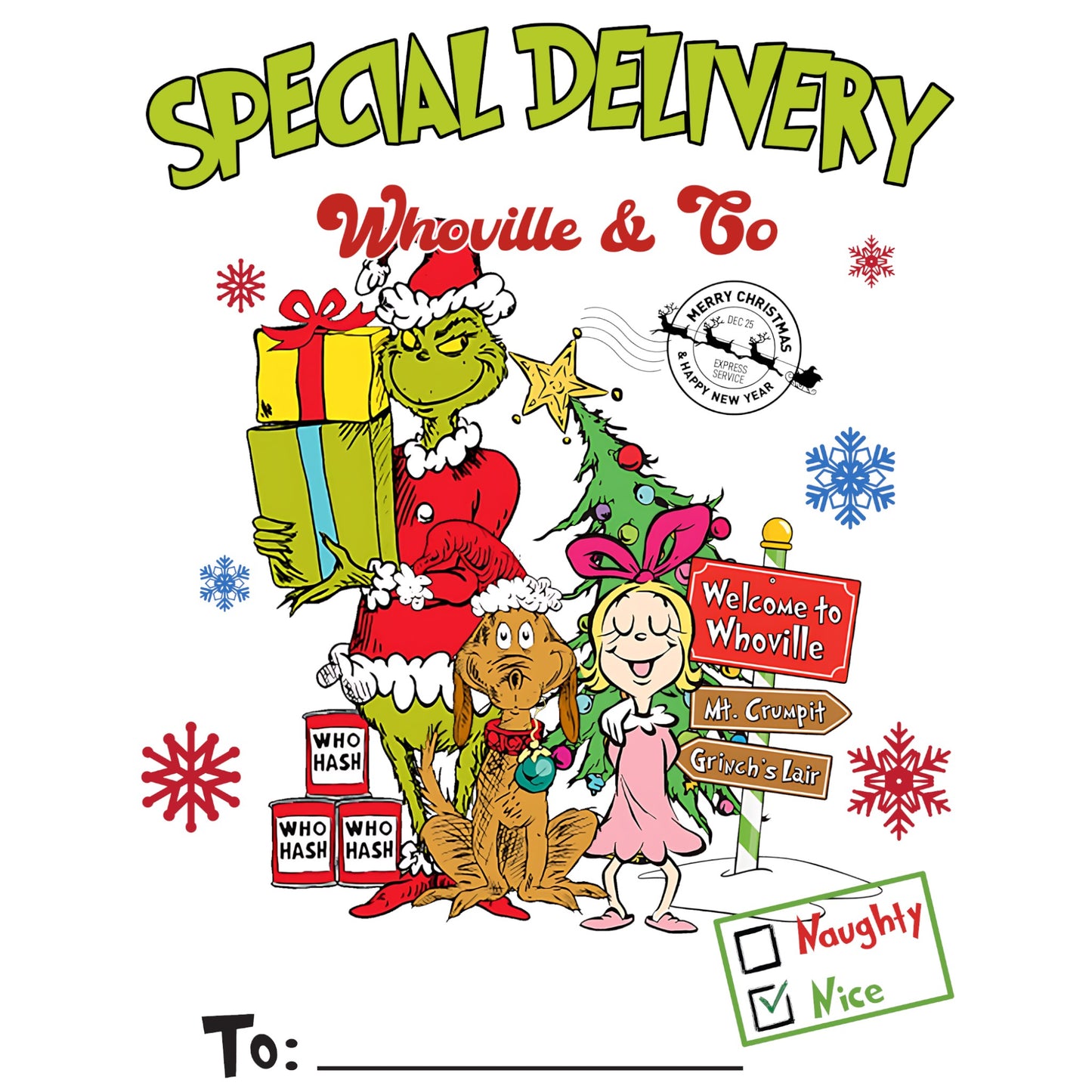 Custom Santa Sack - Whoville & Co 1