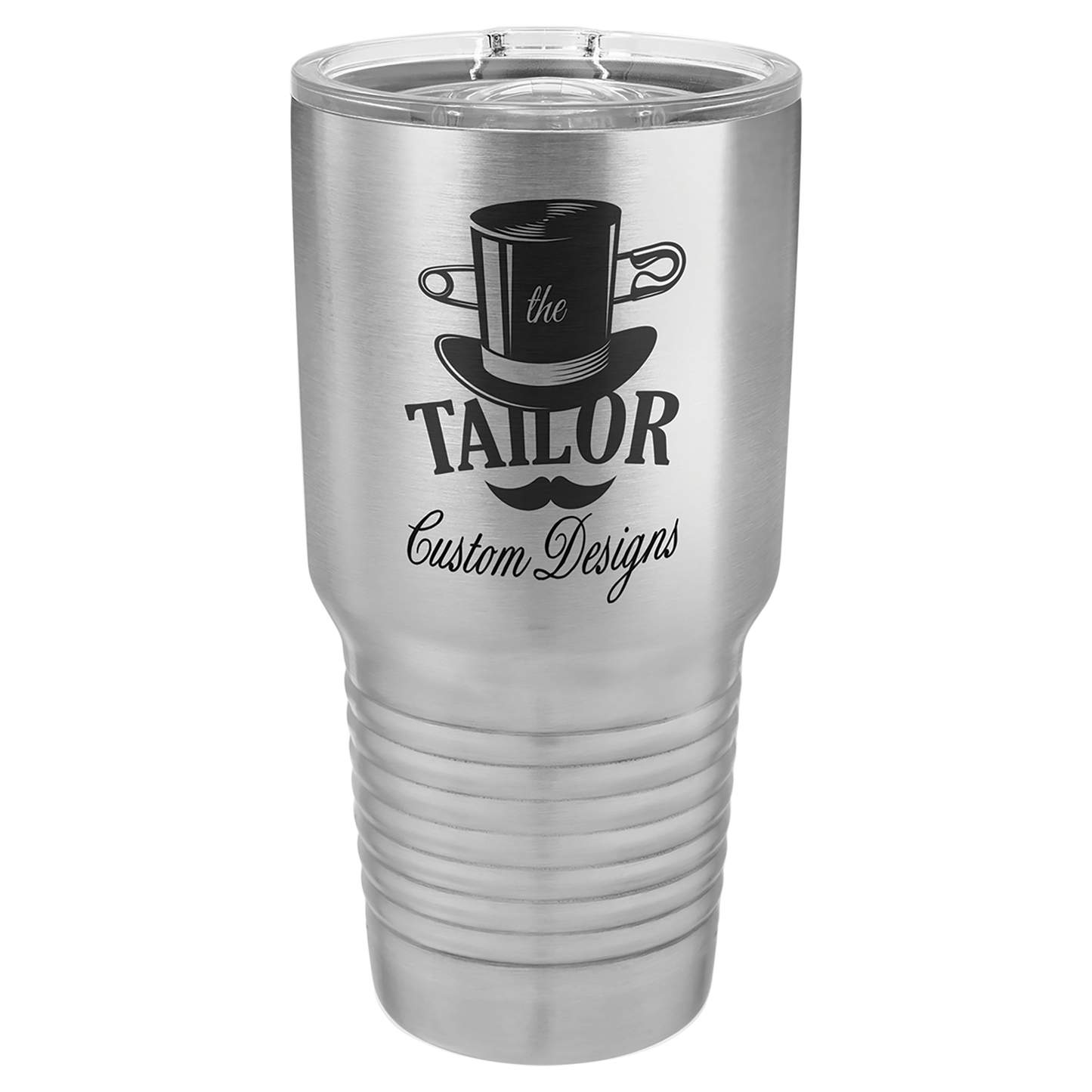 30 oz. Black Tumbler with Slider Lid