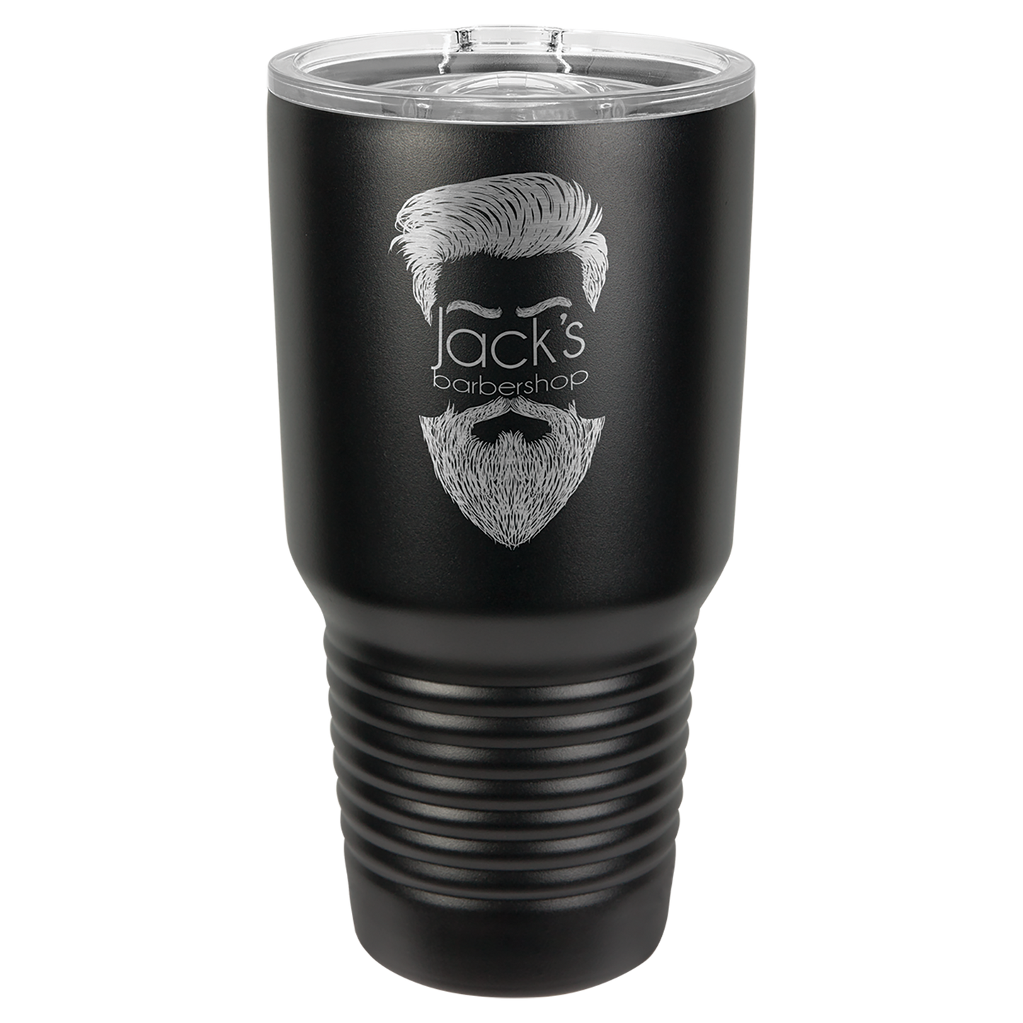 30 oz. Black Tumbler with Slider Lid