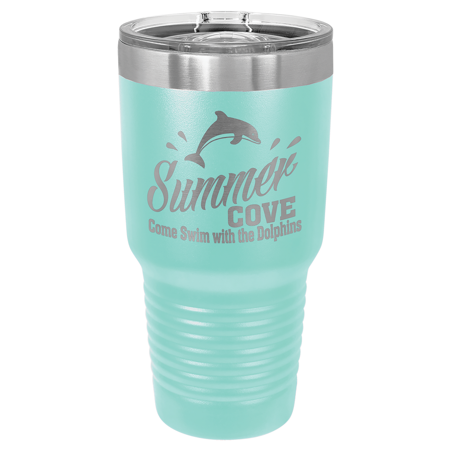 30 oz. Black Tumbler with Slider Lid