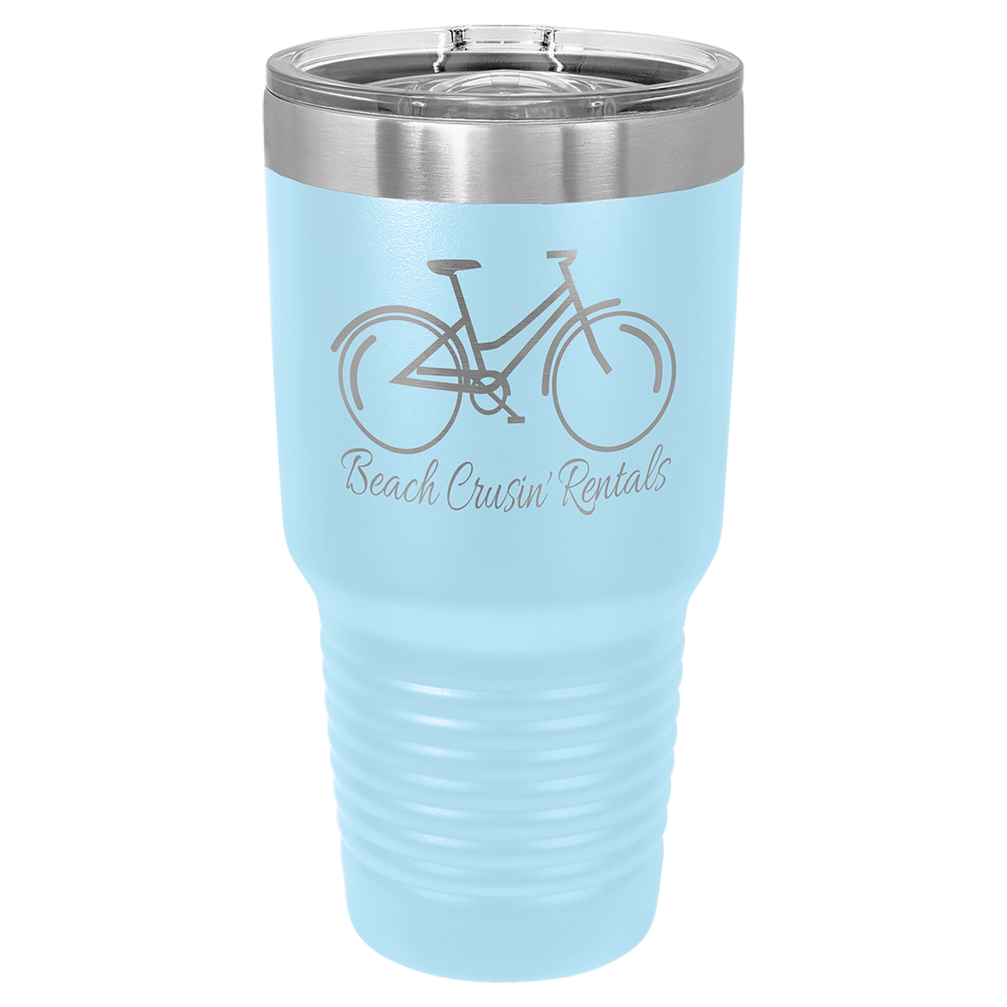 30 oz. Black Tumbler with Slider Lid