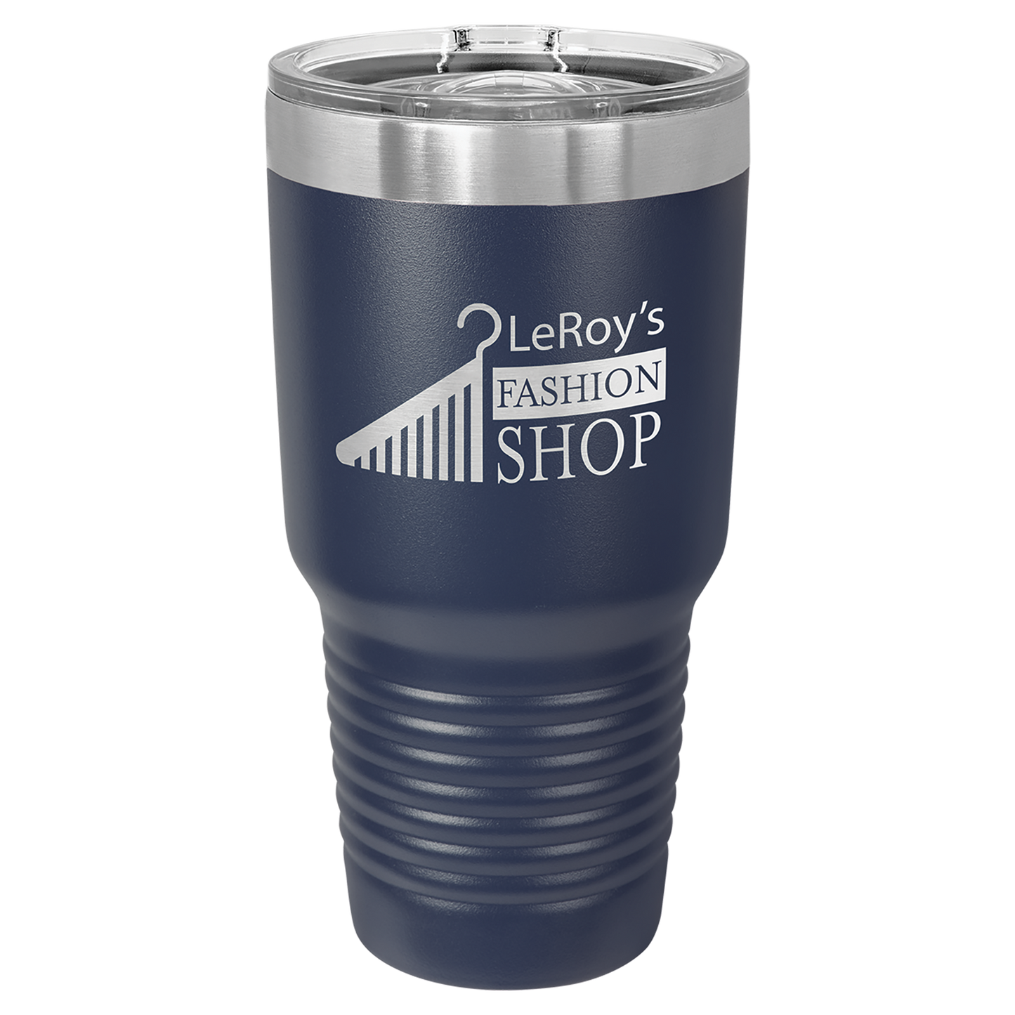 30 oz. Black Tumbler with Slider Lid