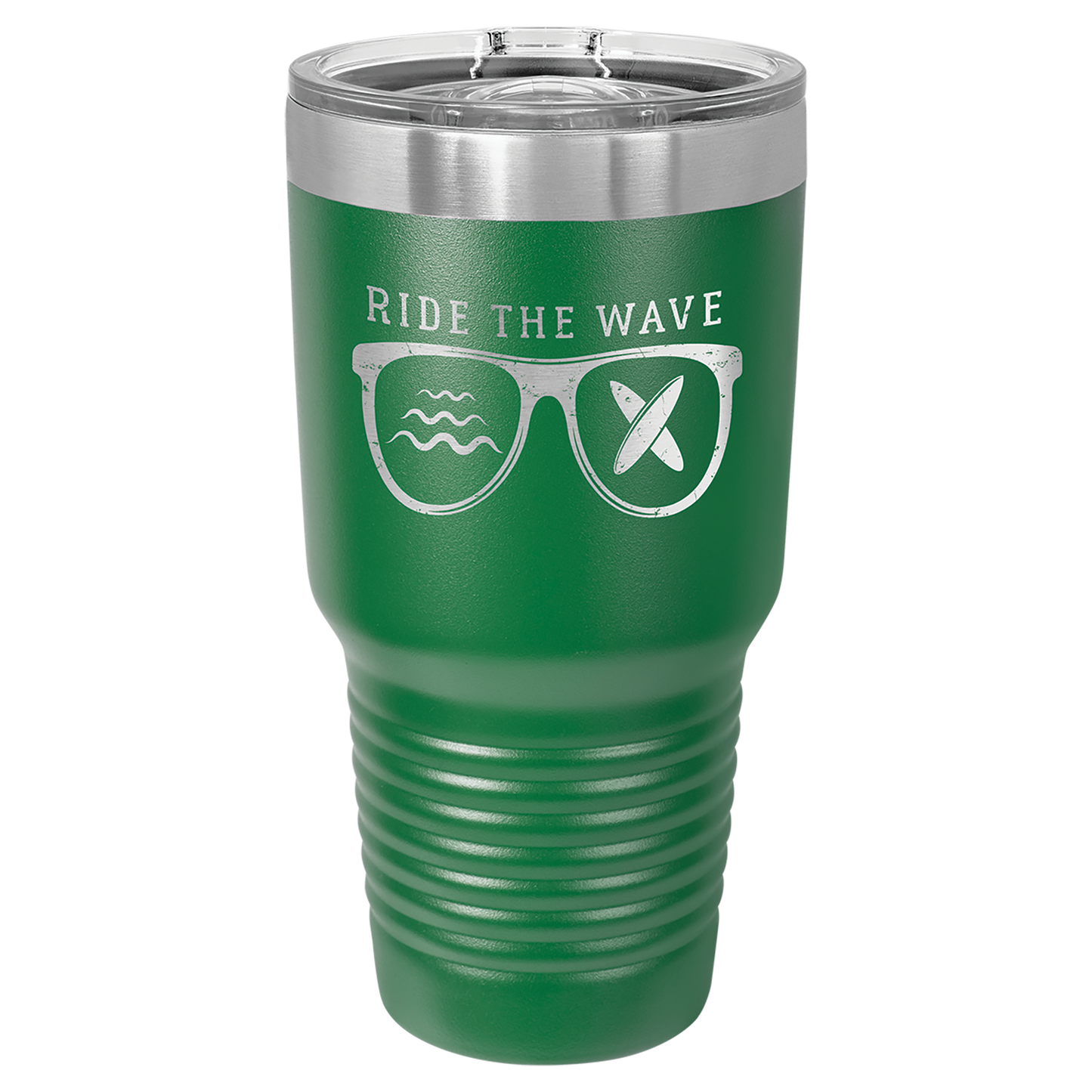 30 oz. Black Tumbler with Slider Lid