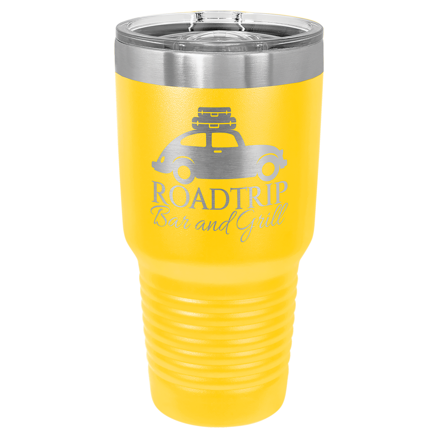 30 oz. Black Tumbler with Slider Lid