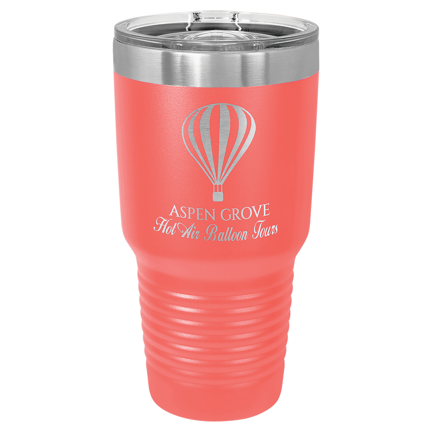30 oz. Black Tumbler with Slider Lid