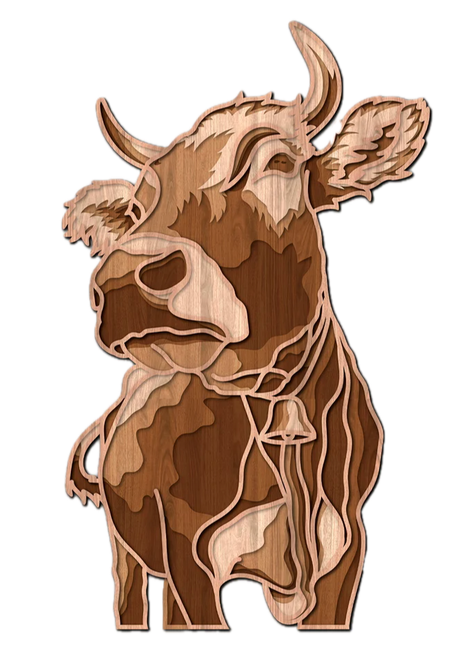 Customized 3D Stacked Farm Art