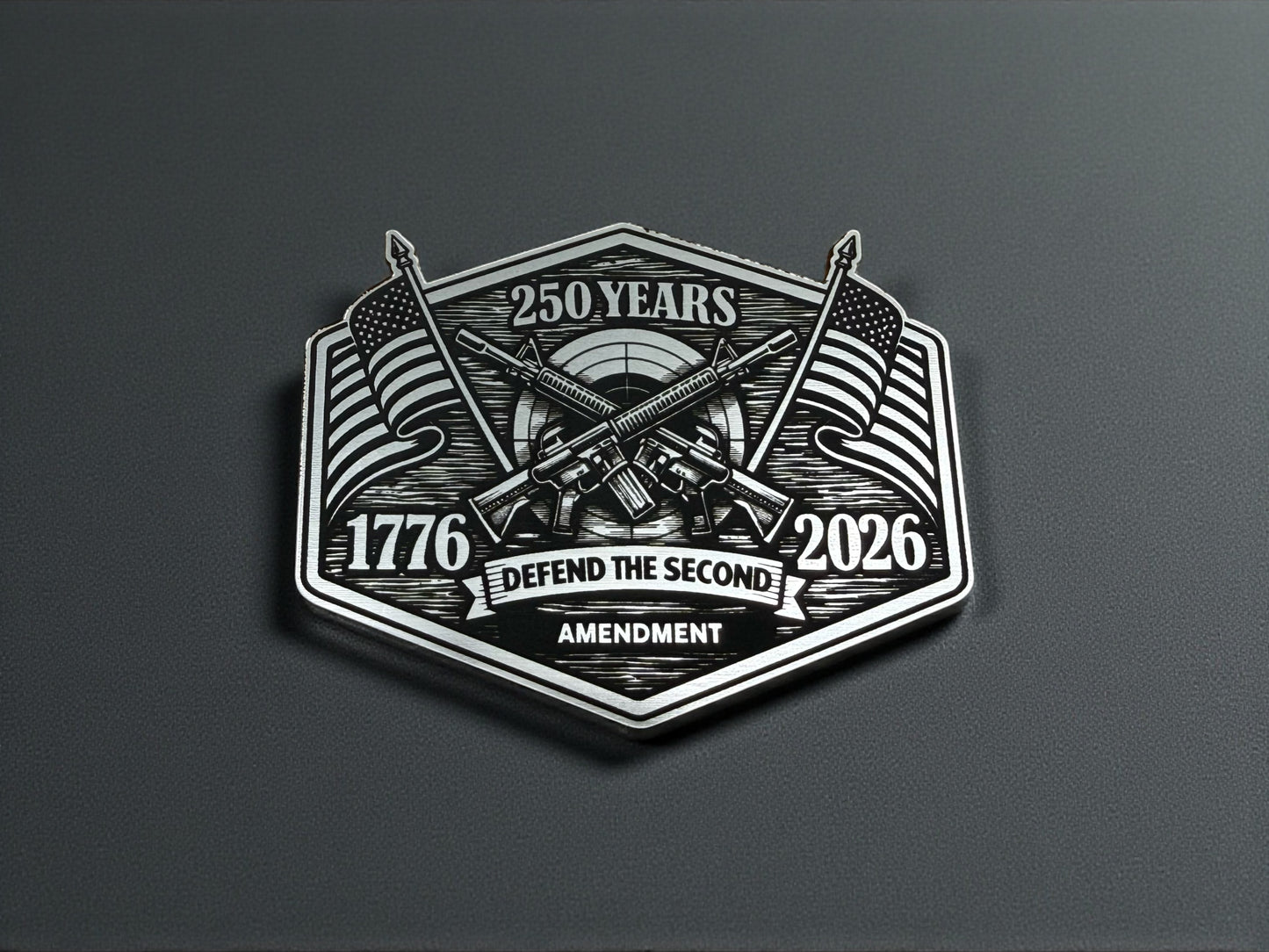 America 250 Patriotic Patch Hat – Laser Engraved Acrylic Patch