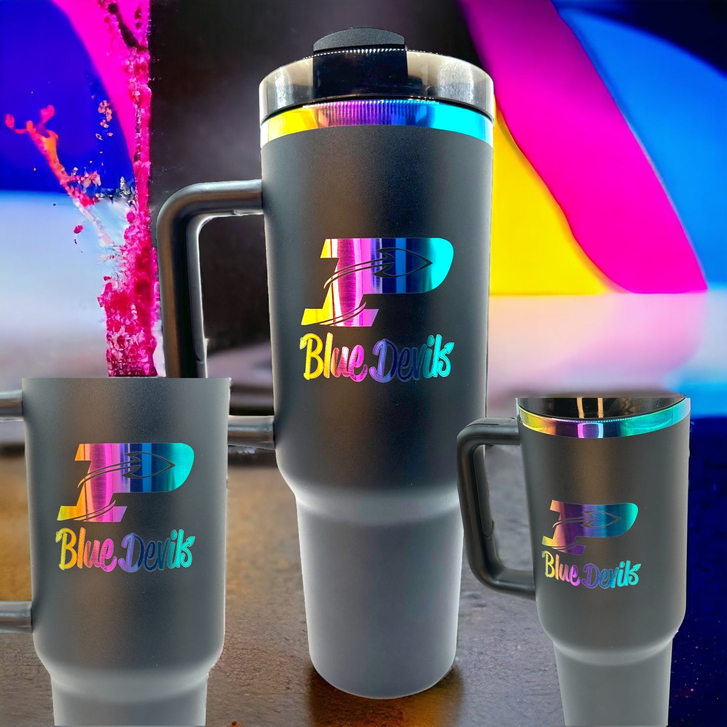 40 oz Stanley STYLE Rainbow-Plated cup